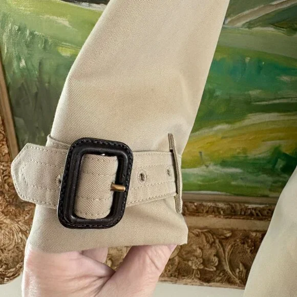 Burberry The Sandringham Heritage Trench Short Coat England Size US 0 XS - Picture 8 of 16